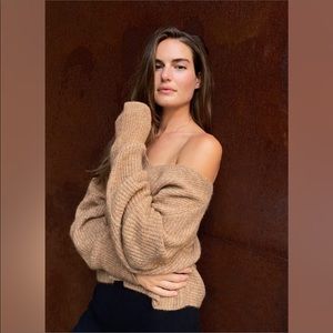 BABATON TESSIN SWEATER WOOL SWEATER BROWN ARITZIA